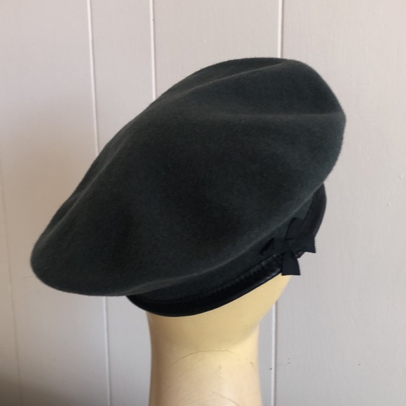Kangol monty beret size large in evergreen - Picture 2 of 6